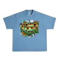 Pebble Blue washingTon State Map Urban Heavy Tee - RanaPortraitStore