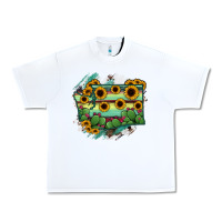 White washingTon State Map Urban Heavy Tee - RanaPortraitStore