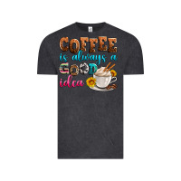 Vintage Black coffee is always good idea Vintage Tee - Zillion Design Studio