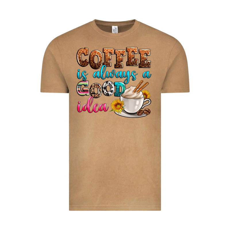 Coffee Is Always Good Idea Vintage Tee by Zillion Design Studio | Teevron