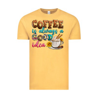 Vintage Mustard coffee is always good idea Vintage Tee - Zillion Design Studio