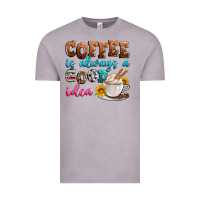 Vintage Zinc coffee is always good idea Vintage Tee - Zillion Design Studio