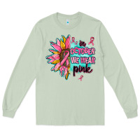 Matcha sunflower in october we wear pink Long Sleeve Tee - AdoDesignShop
