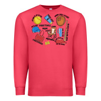 Cardinal softball mom Premium Sweatshirt - MaliasSmallBusiness
