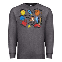 Charcoal Heather softball mom Premium Sweatshirt - MaliasSmallBusiness