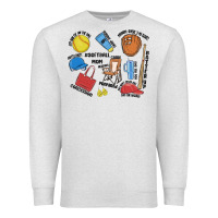 Oatmeal Heather softball mom Premium Sweatshirt - MaliasSmallBusiness