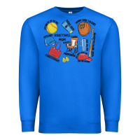 True Royal softball mom Premium Sweatshirt - MaliasSmallBusiness