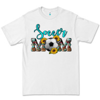 White western leopard cowhide sunflowers  glitter mom soccer Premium Tee - Artiststas