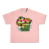 Salmon Wisconsin State Map Urban Heavy Tee - RanaPortraitStore