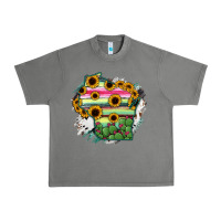 Tornado Wisconsin State Map Urban Heavy Tee - RanaPortraitStore