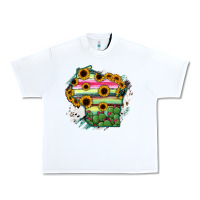 White Wisconsin State Map Urban Heavy Tee - RanaPortraitStore