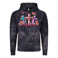 Cloud Black He Is Risen Cross Vintage Hoodie - RanaPortraitStore