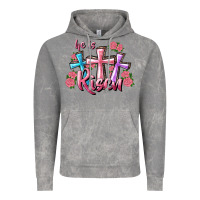 Cloud Rock He Is Risen Cross Vintage Hoodie - RanaPortraitStore