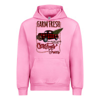 Fuchsia Pink Farm Fresh Christmas Urban Hoodie - Bettercallsaul