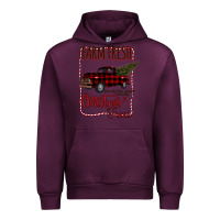 Mauve Wine Farm Fresh Christmas Urban Hoodie - Bettercallsaul