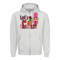 Dove Grey lets get crackin with nutcrackers ado Zipper Hoodie - AdoDesignShop