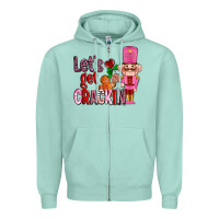 Seafoam lets get crackin with nutcrackers ado Zipper Hoodie - AdoDesignShop