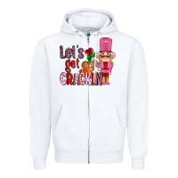 White lets get crackin with nutcrackers ado Zipper Hoodie - AdoDesignShop