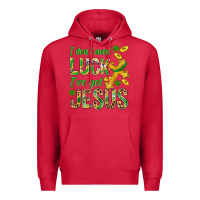 Cardinal I Don't Need Luck I've Got Jesus St. Patricks Premium Hoodie - BundleAndBundleShop