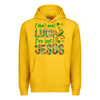 Lemon I Don't Need Luck I've Got Jesus St. Patricks Premium Hoodie - BundleAndBundleShop
