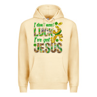 Pina Colada I Don't Need Luck I've Got Jesus St. Patricks Premium Hoodie - BundleAndBundleShop