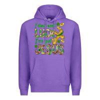 Purple I Don't Need Luck I've Got Jesus St. Patricks Premium Hoodie - BundleAndBundleShop