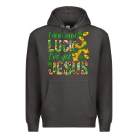 Smoke I Don't Need Luck I've Got Jesus St. Patricks Premium Hoodie - BundleAndBundleShop