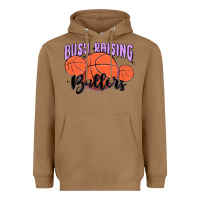 Toasted Coconut busy raising ballers Heavyweight Hoodie - MaliasSmallBusiness