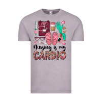 Vintage Zinc nursing is my cardio Vintage Tee - BarkalooDesign
