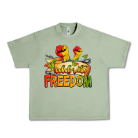 Oil Green We are black history juneteenth Urban Heavy Tee - Zillion Design Studio