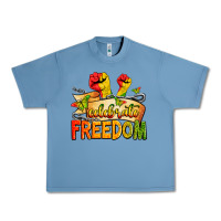 Pebble Blue We are black history juneteenth Urban Heavy Tee - Zillion Design Studio