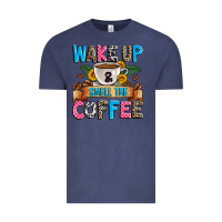 Vintage Denim wake up and smell the coffee Vintage Tee - Zillion Design Studio