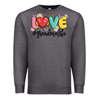 Charcoal Heather love grandma life Premium Sweatshirt - MaliasSmallBusiness