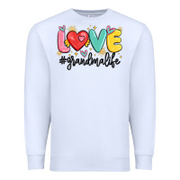 White love grandma life Premium Sweatshirt - MaliasSmallBusiness