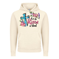 Vintage Artic He Is Risen Indeed Cross And Flowers Vintage Hoodie - RanaPortraitStore