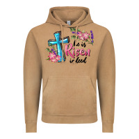 Vintage Camel He Is Risen Indeed Cross And Flowers Vintage Hoodie - RanaPortraitStore