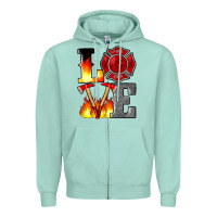 Seafoam firefighter love Zipper Hoodie - Artiststas