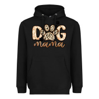 Black dog mama Heavyweight Hoodie - MaliasSmallBusiness