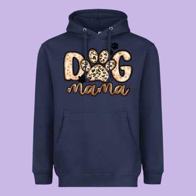 Dog Mama Heavyweight Hoodie Designed By Maliassmallbusiness