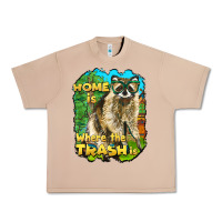 Burro raccoon home is where the trash is Urban Heavy Tee - BarkalooDesign