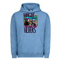Pigment Pebble Blue Hangin With My Heifers Urban Hoodie - Bettercallsaul