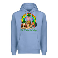 Colony Blue St. Patrick's Day Farm Animal Png Premium Hoodie - BundleAndBundleShop