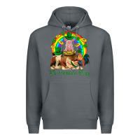 Rock St. Patrick's Day Farm Animal Png Premium Hoodie - BundleAndBundleShop