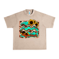 French Oak aquarius turquoise cowhide Urban Heavy Tee - RanaPortraitStore