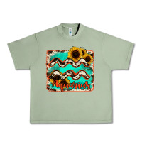Oil Green aquarius turquoise cowhide Urban Heavy Tee - RanaPortraitStore