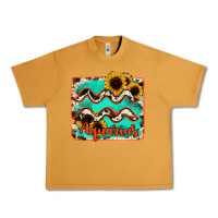 Peanut Butter aquarius turquoise cowhide Urban Heavy Tee - RanaPortraitStore