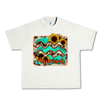 Aquarius Turquoise Cowhide Urban Heavy Tee | Teevron