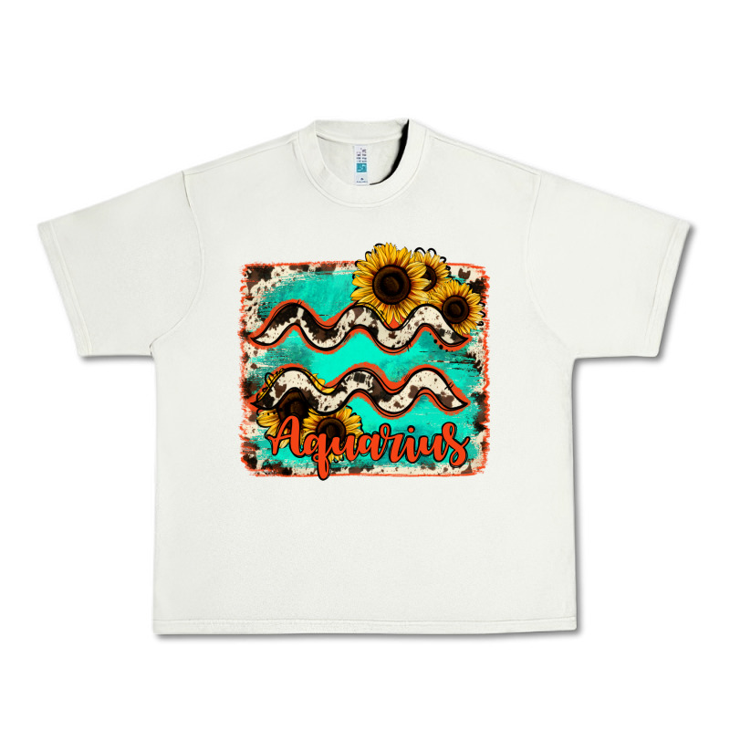 Aquarius Turquoise Cowhide Urban Heavy Tee by RanaPortraitStore | Teevron
