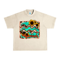 Sandshell aquarius turquoise cowhide Urban Heavy Tee - RanaPortraitStore