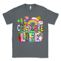 Charcoal Heather childcare life Classic Tee - AdoDesignShop